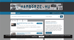 Desktop Screenshot of hamborze.hu